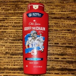 NEW Old Spice Jared Goff the Chain Body Wash Limited Edition‎ NFL Detroit Lions